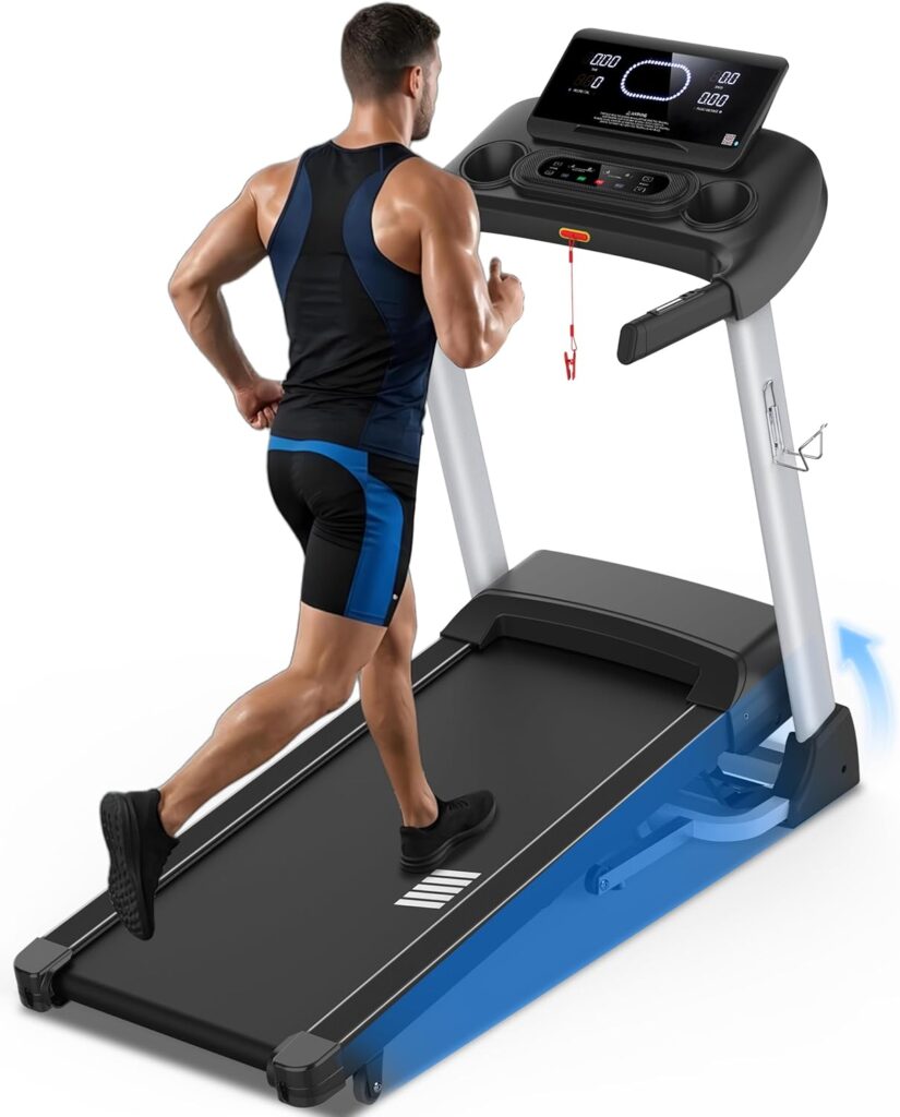 Incline Treadmills for Home, Treadmill with 18% Auto Incline…